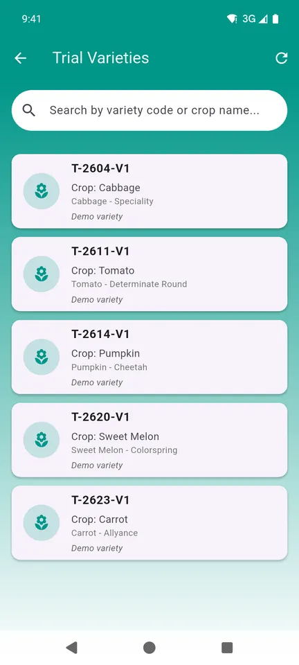 Trial varieties